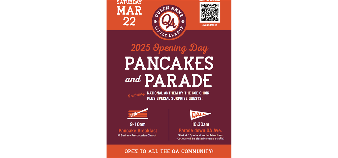 Third Annual QALL Pancakes & Parade! Click for Tickets.